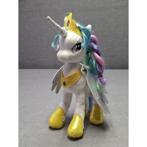 My Little Pony Princess Celestia Plush 9 Inch Alicorn Soft Toy Rainbow Mane